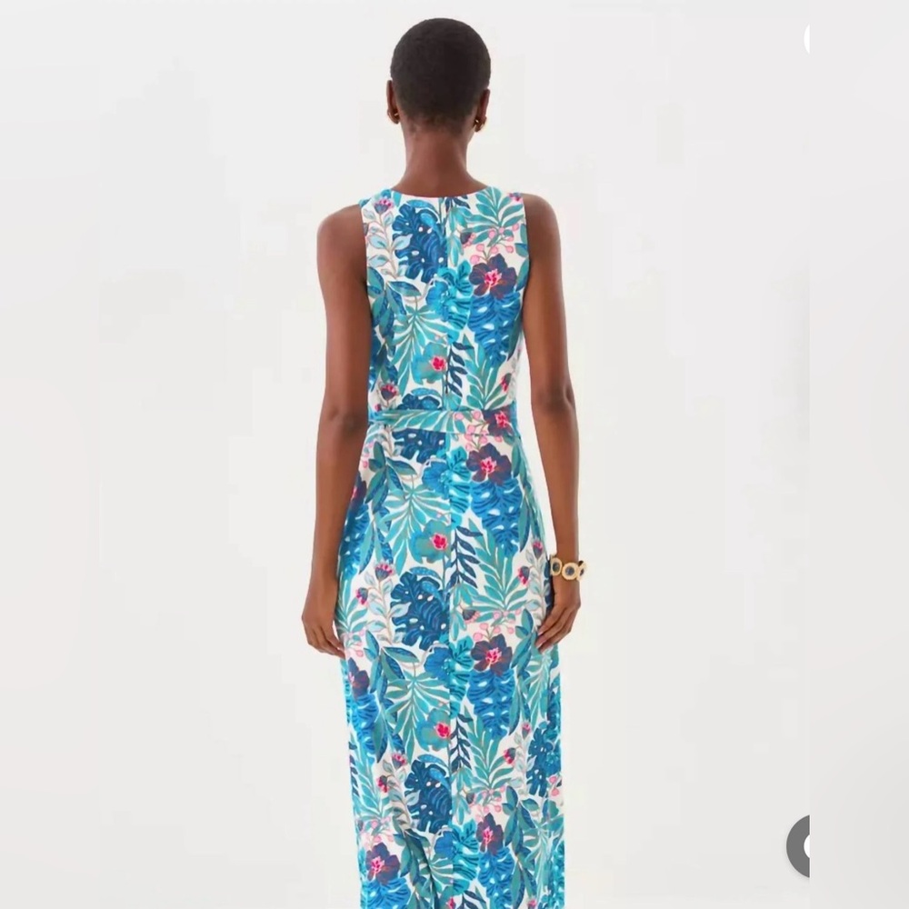 Lilly Pulitzer Estela Midi Tropical Blue Maxi Dress. NWT, medium - Picture 2 of 10